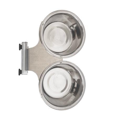 Shor-Line Brand, 1 Quart Double Stainless Steel Bowl System, 1/2" Thumbscrews, Shor-Line P/N:  041.0017.107