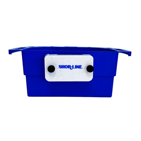 Shor-Line Brand, Supply Caddy with Plastic Bar Mount System - Blue