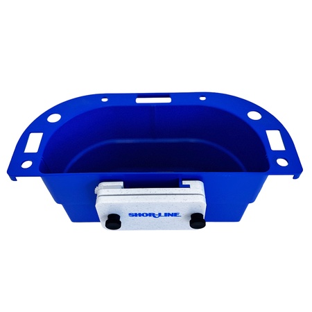 Shor-Line Brand, Supply Caddy with Plastic Bar Mount System - Blue