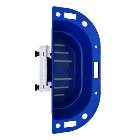 Shor-Line Brand, Supply Caddy with Plastic Bar Mount System - Blue