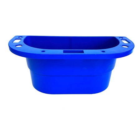 Shor-Line Brand, Supply Caddy with Plastic Bar Mount System - Blue