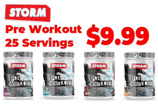 Storm Pre workout 25 serv $9.99