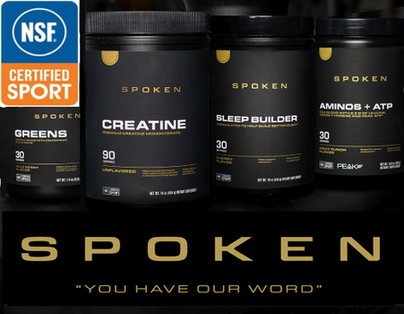 Spoken Nutrition New Brand NSF Certified