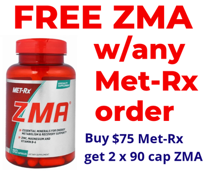 Free item with any Metrx order