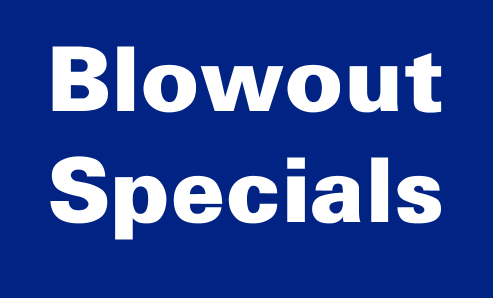 Blowout specials page