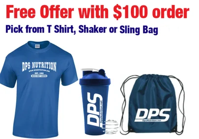Free Item choice with $100 Dps order