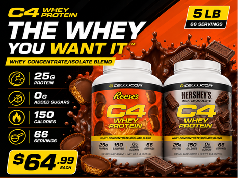 C4 Whey Protein 5 lb Sale