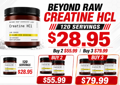 Beyond Raw Creatine 120 Servings SALE $28.95