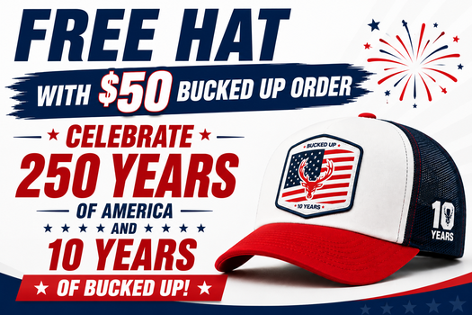 Bucked up Free Hat offer