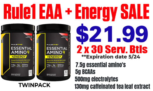 Rule 1 Eaa plus Energy Twinpack $21.99