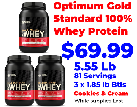 Optimum Whey Special 5.55 Lb $69.99