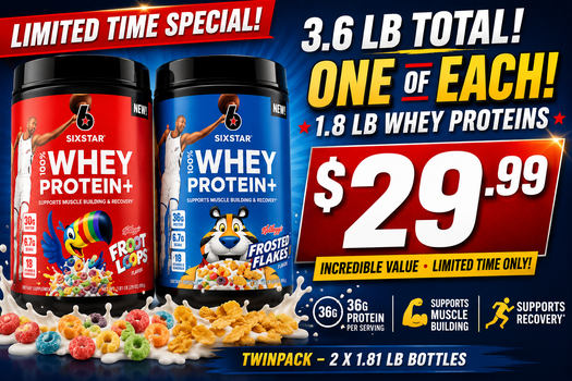 Whey Protein Special Offer 3.6 Lb $29.99