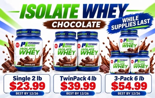 Performance Inspired Nutrition Whey Isolate Chocolate SALE