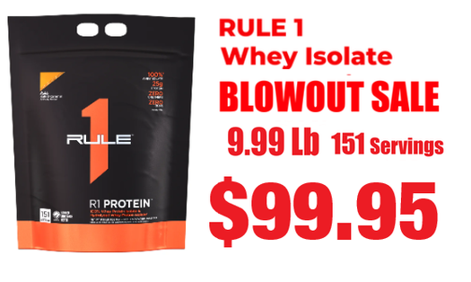 Rule 1 R1 Whey Isolate Protein Sale