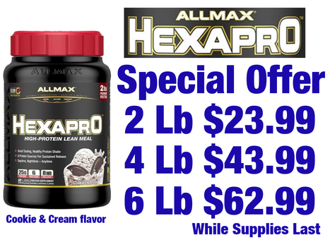 Allmax Hexapro Protein Sale