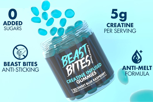 Beast bites creatine gummies