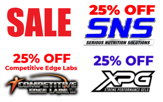25% OFF SNS, CEL and XPG Gels