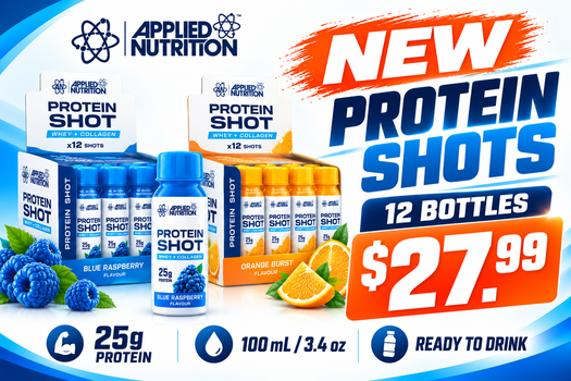 New Protein Shots 12 Bottles $27.99