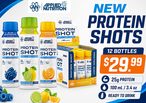 New Protein Shots 12 Bottles $29.99