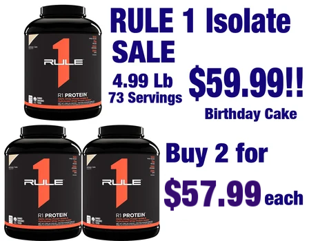 Rule 1 Isolate 4.99 Lb Sale $59.99