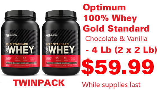 Optimum 4 lb Whey Sale