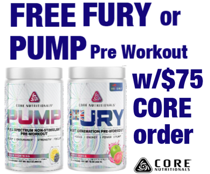 Free Offer with Core Nutritionals order