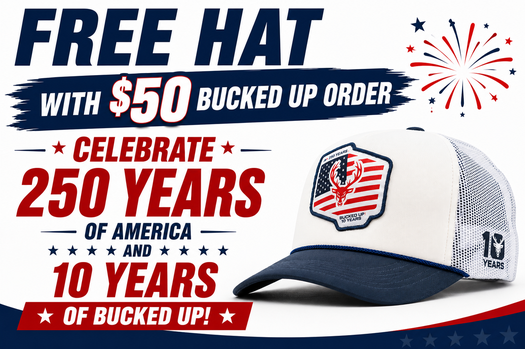 Bucked up Free Hat offer