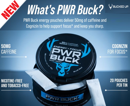 Bucked Up Energy pouches