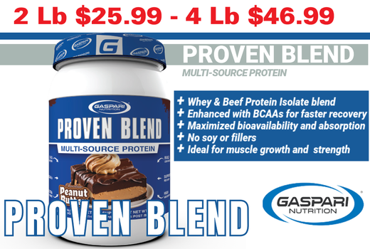 Gaspari Proven Blend Protein Sale $25.99