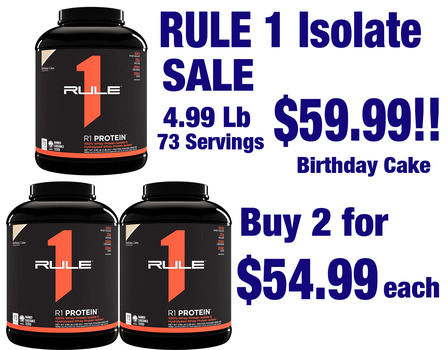 Rule 1 Isolate 4.99 Lb Sale $59.99