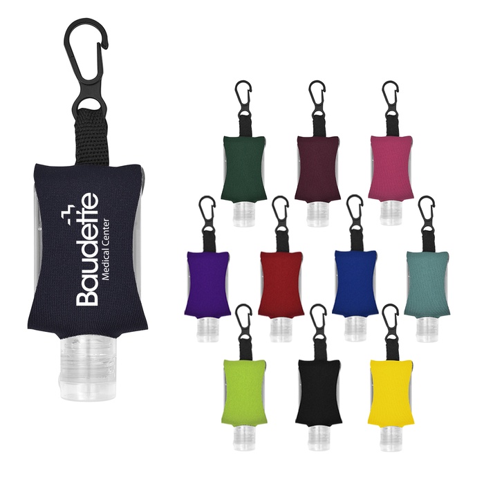 .5 oz. Hand Sanitizer with Printed Case & Clip