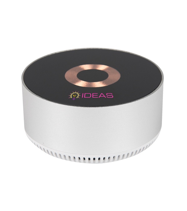15W Glass Top Wireless Charger & Speaker - Full Color Imprint