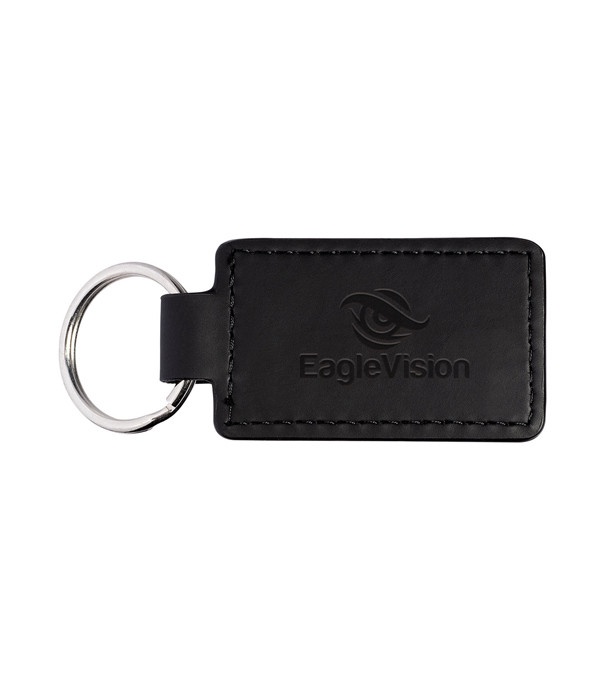 Leeman Tuscany Pu Leather Rectangle Key Ring