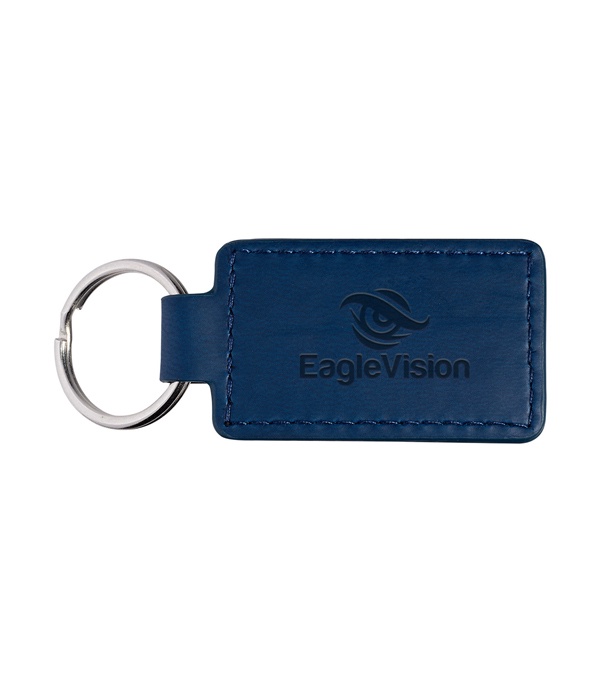 Leeman Tuscany Pu Leather Rectangle Key Ring