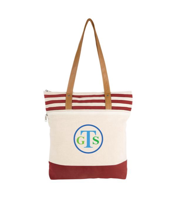 Cora Lane Cotton Tote Bag
