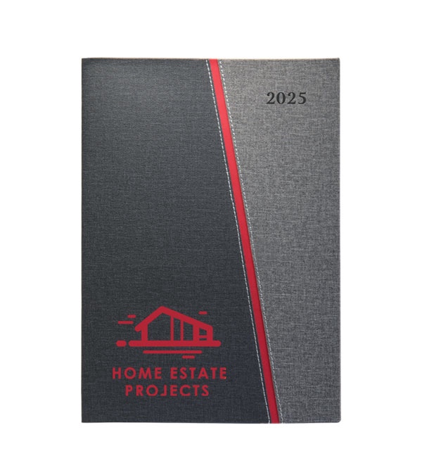 Orebro 40 Page Manager Date Log with Colored Edge Pages