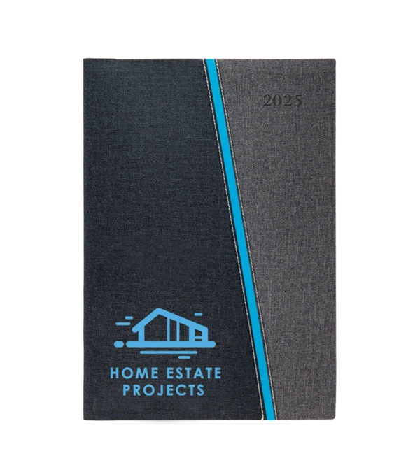 Orebro 40 Page Manager Date Log with Colored Edge Pages