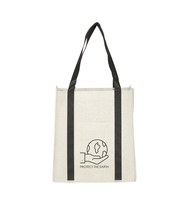Pluto Recycled Non-Woven Small Grocery Tote