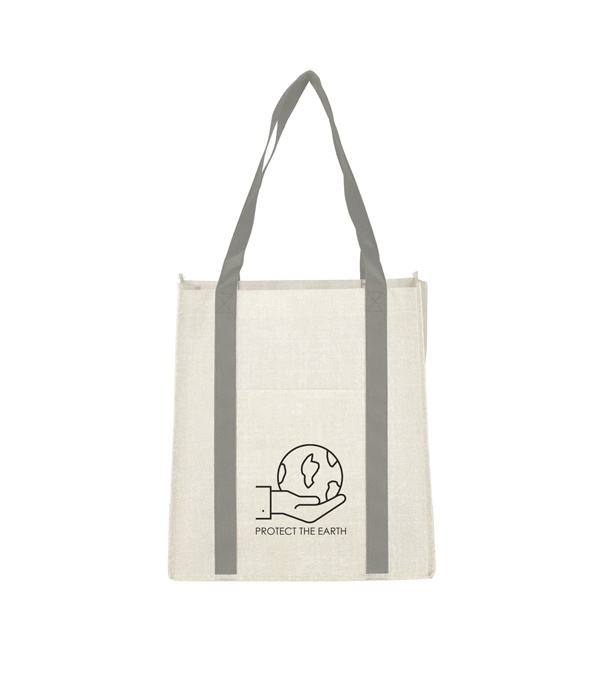 Pluto Recycled Non-Woven Small Grocery Tote