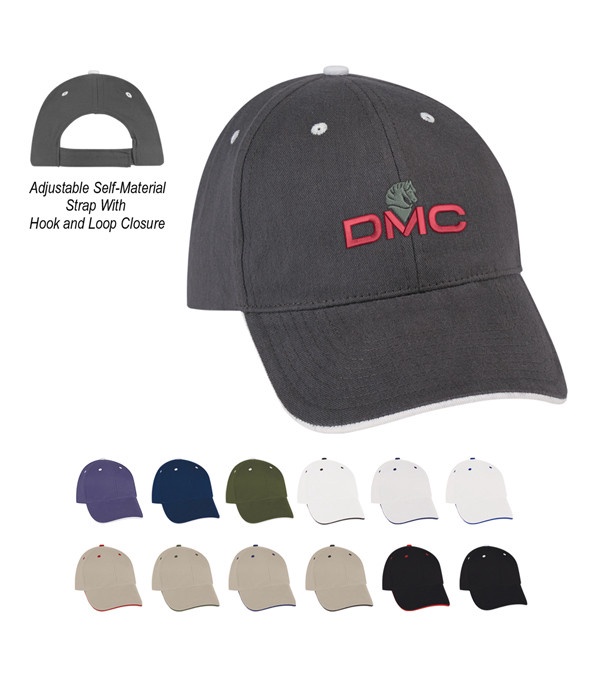 Elite Brushed Cotton Cap - Embroidered