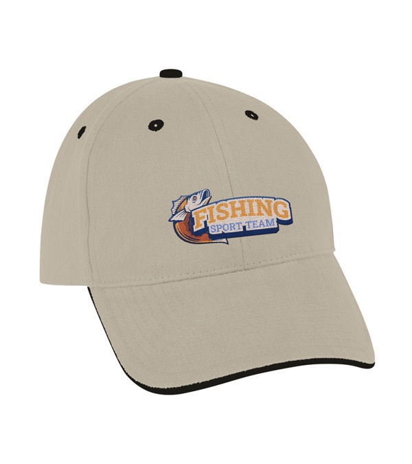 Elite Brushed Cotton Cap - Embroidered