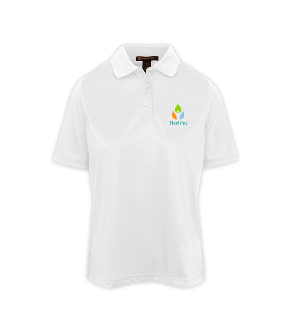 Harriton Ladies' Advantage Snag Protection Plus Polo - Screen Print