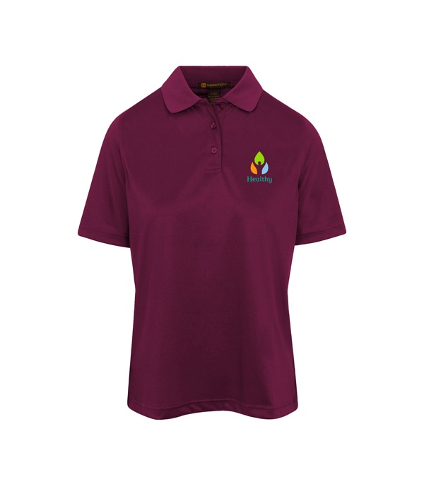 Harriton Ladies' Advantage Snag Protection Plus Polo - Screen Print