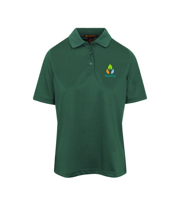 Harriton Ladies' Advantage Snag Protection Plus Polo - Screen Print