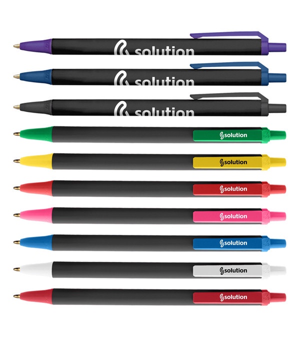 BIC Clic Stic Black Promotional Pen