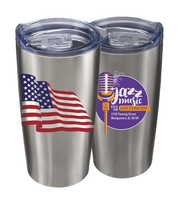 Patriotic 20 oz. Himalayan Tumbler - Full Color Imprint