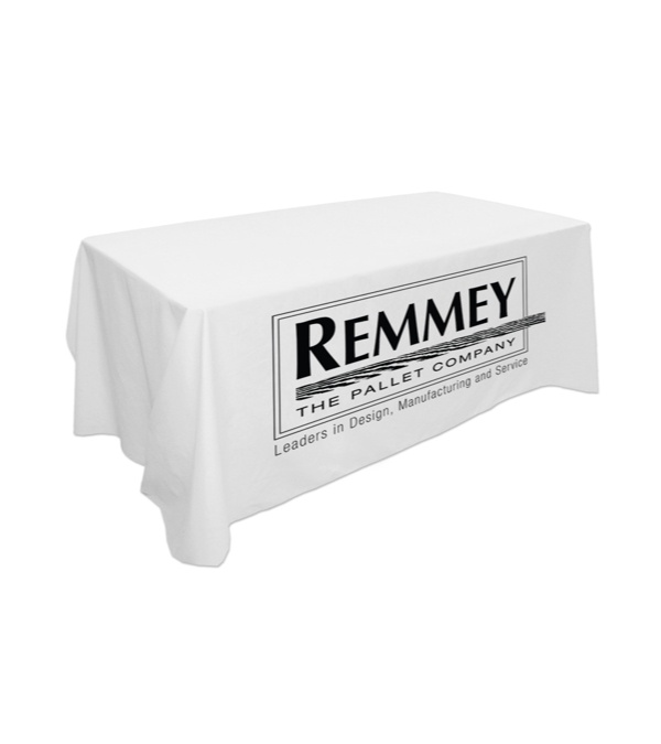 Promo 8' Flat 3 Sided Table Cover