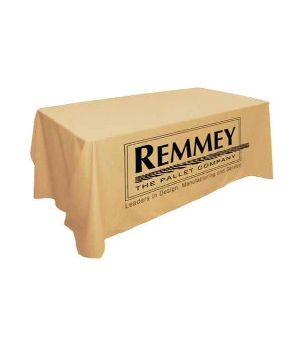 Promo 8' Flat 3 Sided Table Cover