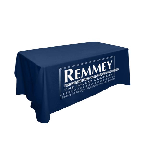 Promo 8' Flat 3 Sided Table Cover