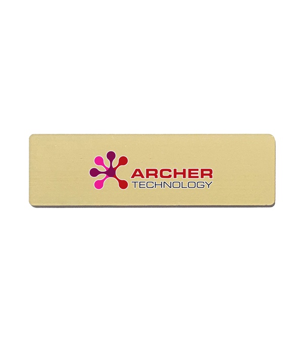 3" x 1" Digitally Printed Name Badge